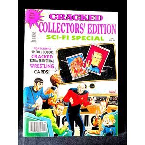 VINTAGE 1992 CRACKED Magazine Sci-Fi Special (Cards Inside) - NM